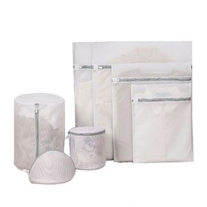 Custom Logo Lingerie <b>Storage</b> Bag Sewn Mesh <b>Laundry</b> Wash Bag for Use with Washing Machine - Product Image 1
