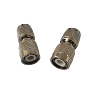 Connecteur adaptateur TNC-JJ en cuivre nickelé Adaptateur coaxial TNC mâle à TNC mâle
