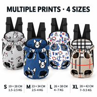 Sac à dos portable en polyester avec fermeture éclair Zheng Xin pour chiens et chats