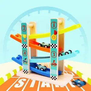 Рампа гоночный трек мини инерционный автомобиль скользящие Детские игрушки малыш моторика развивающие обучающие игрушки для детей