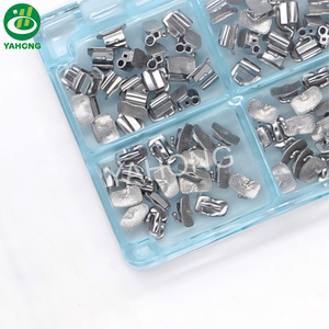 Fabrika kaynağı diş <span class=keywords><strong>Roth</strong></span> ortodontik Bondable Molar bant çift bukkal tüpler - Product Image 2