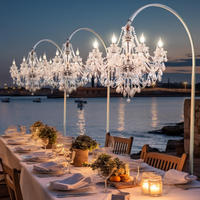 Lustre de sol en cristal K9 de luxe pour mariage, luminaire décoratif pour hôtel, banquet, villa, salon