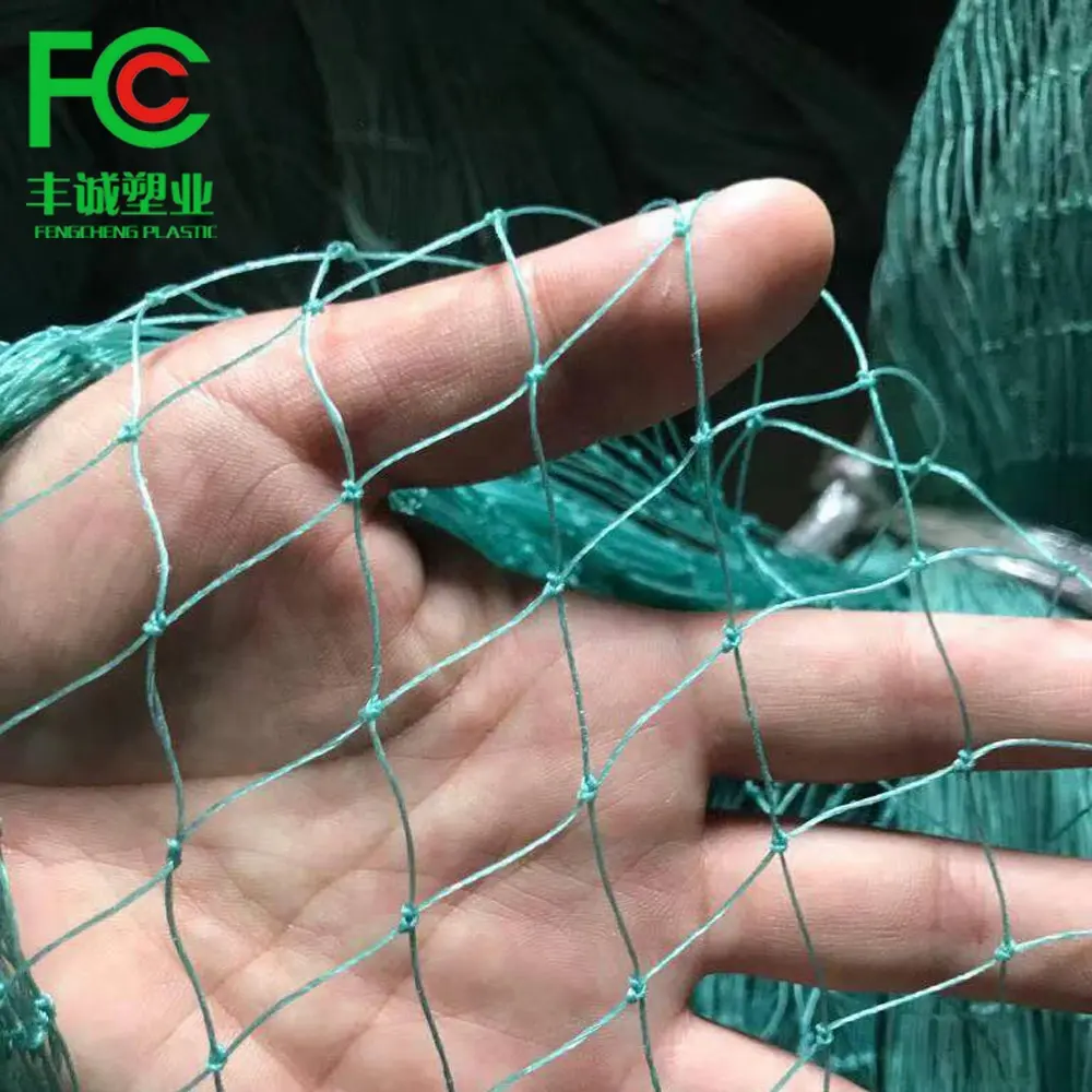 UV treated PE Chicken fence anti bird net strong mesh netting for garden poultry