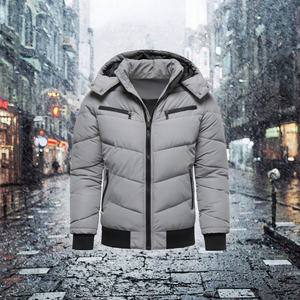 <b>Men's</b> Outdoor Tactical Jacket Autumn Winter Waterproof Eco-Friendly Breathable Solid Casual Double-sided Wearable <b>Fleece</b> Front - Product Image 3