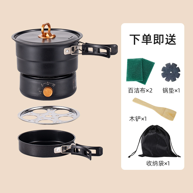 Black Stove Pan Frying Plate Steamed Slices