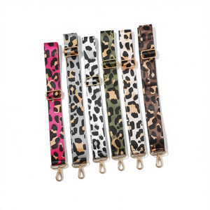 Correa de tela con estampado de leopardo de 4 cm para bolso de 100 cm o 110 cm - Product Image 1