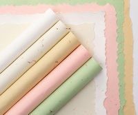Kertas Pembungkus Bunga Evergreenwrap Hand Tear Petal Raw Pulp Floral Wrapping Paper DIY Kertas Kerajinan Tangan Buatan Sendiri untuk Buket Bunga
