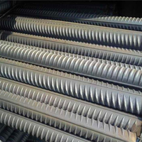 Barres d'armature en acier TMT BS500 barre d'acier déformée laminée à chaud inoxydable à haut rendement 10mm 14mm épaisseur barre d'armature tige de fer 8mm