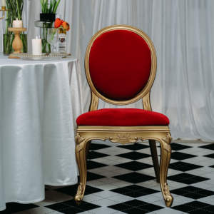 Francés antiguo Hotel banquete resina plástica evento comedor oro <span class=keywords><strong>Luis</strong></span> silla con cojín de vinilo - Product Image 4