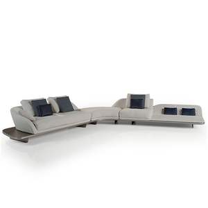 <span class=keywords><strong>Divano</strong></span> di Lusso Italiano da Soggiorno di Alta Gamma e Design Angolare Moderno e Modulare in Morbido Tessuto per Villa e Casa - Product Image 5