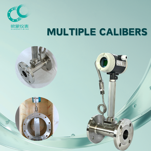 Débitmètre vortex sanitaire en acier inoxydable pour gaz/liquide/air, qualité alimentaire, personnalisable OEM pour les industries pharmaceutiques et des boissons - Product Image 2