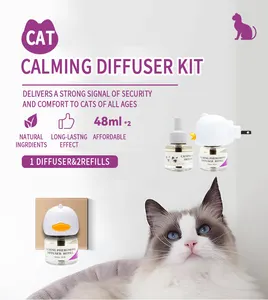 Cat Calming Diffuser For Effectively Relieving Anxiety Stress Cat Anxiety Relief 2 In 1 Diffuser Kit