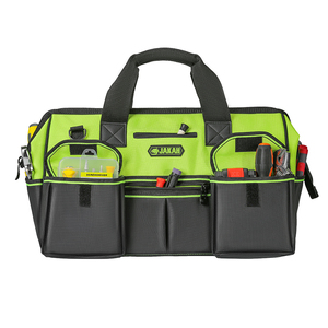 <span class=keywords><strong>Sac</strong></span> de Travail Durable de 18 Pouces, 600D, <span class=keywords><strong>pour</strong></span> Peintres, Charpentiers et Constructeurs, Fermeture à Glissière Robuste, Poignée Renforcée, <span class=keywords><strong>Sac</strong></span> Fourre-Tout <span class=keywords><strong>pour</strong></span> Outil, Grande Porte - Product Image 1