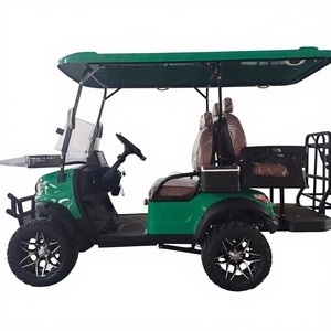 รถกอล์ฟคลับคาร์ 7-8 ที่นั่ง ใช้ในถนนสาธารณะได้ พร้อมแบตเตอรี่ลิเธียม 48V ระบบไฟฟ้า ความเร็ว 50-70 กม./ชม. ระยะทางวิ่ง 70-90 กม. เหมาะสำหรับรีสอร์ทและโรงแรม - Product Image 1