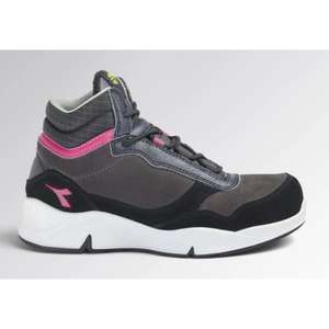 DIADORA UTILITY-701,179901-D0458/41 Zapatos negros ahumados de alta seguridad en piel de becerro plena flor repelente al agua y piel dividida S3L - Product Image 1