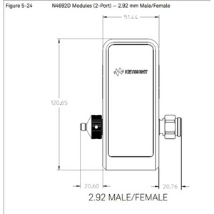 Módulo de Calibración Electrónica (ECAL) Keysight N4696d, 18 GHz, 7 mm, Lexso de 2 Puertos - Product Image 6