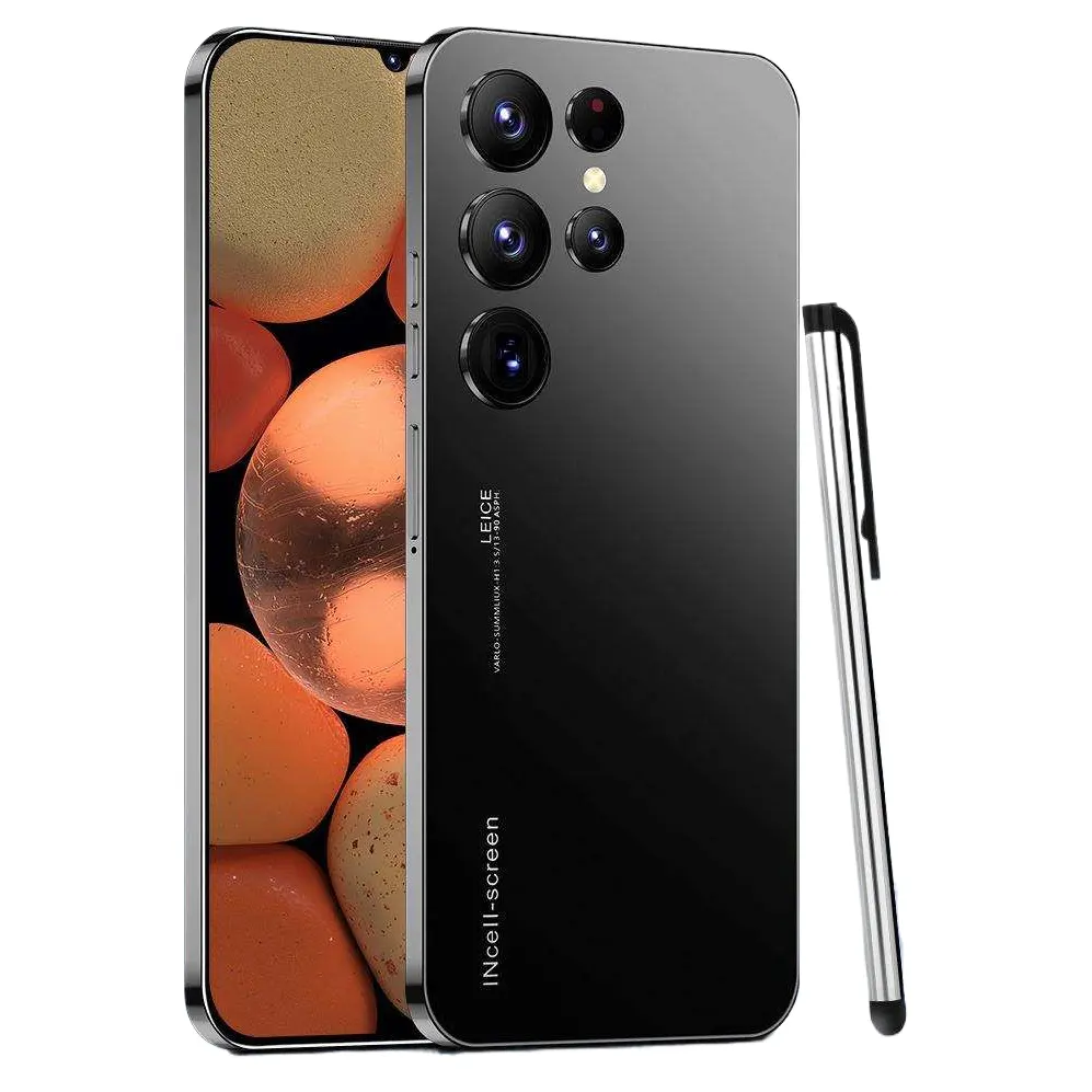 S24 ponsel pintar Android layar Ultra 6.6HD, 2GB + 16GB Dual Sim tidak terkunci 5Mp + 8MP 3000mAh mirip dengan S23 Ultra