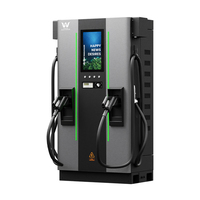 Estación de Carga Rápida para Vehículos Eléctricos de 60kw, 120kw, 160kw, 180kw, con RFID y 4G para Carga Pública