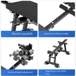 Appareil d'étirement électrique TOPTONS Banc d'entraînement des jambes pour la décompression orthopédique de la colonne cervicale lombaire Lit de traction relaxant - Product Image 5
