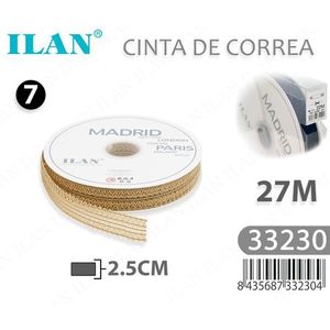 ILAN Nastro Decorativo 2.5Cm 27M Design Madrid Parigi Londra Tokyo Milano - Product Image 3
