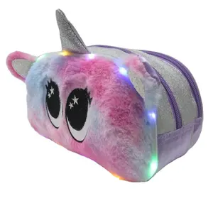 Fancy Mooie Eenhoorn Glitter Sequin Etui Voor Kinderen Meisje