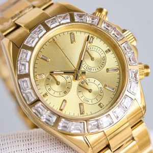 Orologi Meccanici da <span class=keywords><strong>Uomo</strong></span> in Metallo, <span class=keywords><strong>Orologio</strong></span> Automatico di Lusso alla Moda con Motivo Tigre e Diamanti, Oro <span class=keywords><strong>Giallo</strong></span> 40mm - Product Image 4