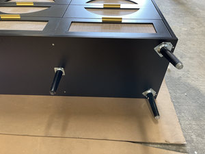 خزانة أدراج خشبية مع ديكور من الخيزران، أثاث بتصميم إبداعي، خزائن جانبية وخزائن بوفيه لغرفة المعيشة - Product Image 6