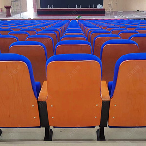 เก้าอี้ประชุม Manwa Expo รุ่น HB652 สีแดงและสีน้ำเงิน พร้อมกระดานเขียน สำหรับโรงเรียน โรงพยาบาล และที่นั่งแบบเรียงชั้น - Product Image 3