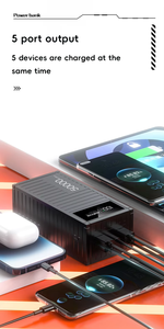 Batterie externe grande capacité 50000 mAh, plusieurs ports USB, charge <span class=keywords><strong>rapide</strong></span>, écran LED, station d'alimentation de voyage pour téléphone - Product Image 6