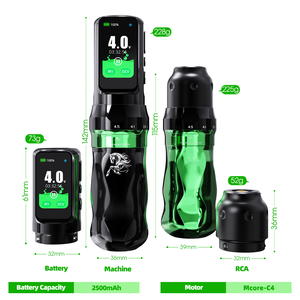 Dragonhawk Fold Pro Anno del Cavallo Macchinetta per Tatuaggi Elettrica Wireless Regolabile 2.5-4.5mm per Tatuatori Professionisti - Product Image 5