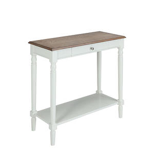 Muebles europeos victoriano clásico barato <span class=keywords><strong>estrecha</strong></span> moderno vestíbulo blanco mesa de <span class=keywords><strong>Consola</strong></span> de madera - Product Image 1