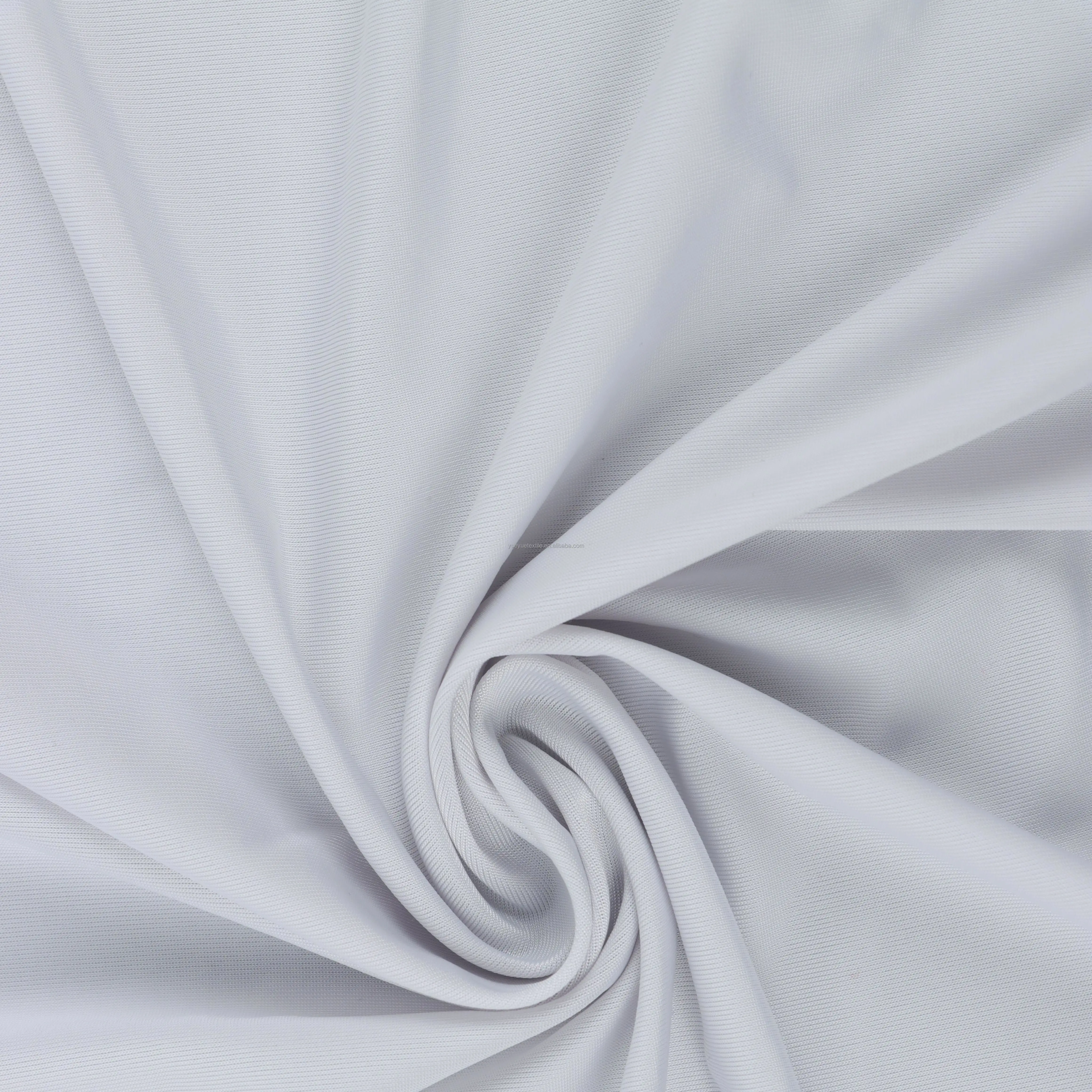 Vendita calda Soft Touch a quattro vie elasticizzato in poliestere Spandex tessuto per abbigliamento Jersey all'ingrosso