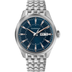 Montre mécanique automatique de plongée de luxe de haute qualité en acier inoxydable ultra fin avec date et jour Nh36A 40MM Montre Logo personnalisé - Product Image 2