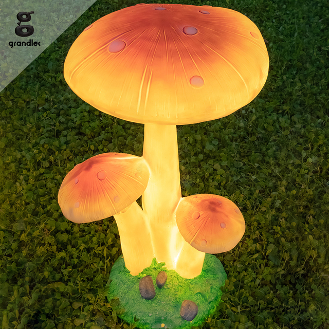 Mushroom Led Garden Solar Power Light for Theme Park Halloween Decoration