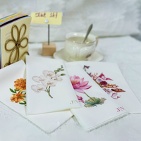 Serviettes de table Airlaid personnalisées avec papier de soie blanc absorbant avec logo pour Thanksgiving Graduation et Pâques Fêtes Mariages