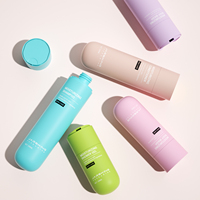 Bouteilles de soins de la peau en plastique PE-HD personnalisées de haute qualité bouteille cosmétique 100ml 150ml 200ml emballage de soins de la peau à capuchon rabattable à disque
