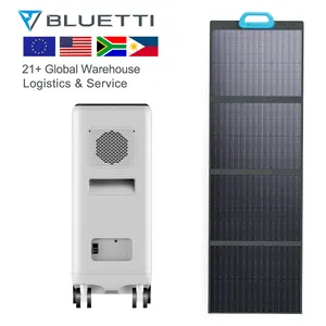 Bluetti kapalı ızgara güneş enerjisi jeneratörü sistemi ev EP500Pro PV350 ile güneş panelleri avrupa depo güneş jeneratör 110v