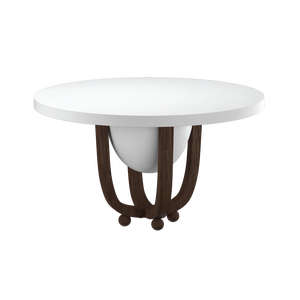 Mesa de Comedor de Cemento Resistente para Exteriores, Muebles de Patio de Concreto GFRC Resistentes a la Intemperie, Suministro para Proyectos de Grado Comercial - Product Image 1