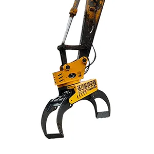 Customized Cranes Hydraulic Grapple Wood Log Grapple For Sale