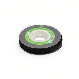 Nastro Gasa ILAN 1,5 cm x 35 m Nero per Artigianato - Product Image 1