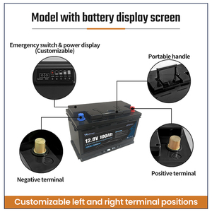 12V 100Ah LiFePO4 accu voor campers & lichte vrachtwagens, start, 1200CCA, lange levensduur, trillingsbestendig & onderhoudsvrij - Product Image 2