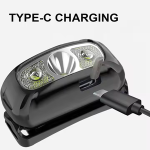 Linterna frontal LED portátil de alta potencia, recargable por USB, linterna de pesca, impermeable, para caza e iluminación - Product Image 6