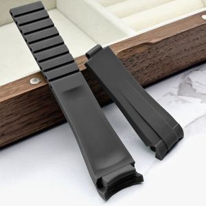 TPU 21mm Bandes <span class=keywords><strong>Bracelet</strong></span> pour OMEGA X <span class=keywords><strong>SWATCH</strong></span> <span class=keywords><strong>Bracelet</strong></span> de <span class=keywords><strong>montre</strong></span> en caoutchouc pour Moonswatch Band Poignet Fin <span class=keywords><strong>Bracelet</strong></span> de <span class=keywords><strong>montre</strong></span> en caoutchouc incurvé - Product Image 5