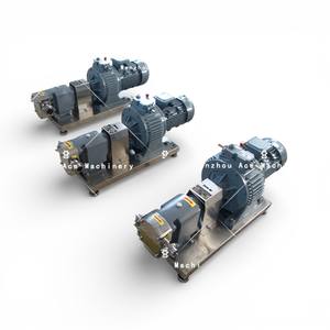 Bomba de Lóbulos Rotatorios de Grado Alimenticio Ace para Crema y Loción, con Ruedas Móviles/Bomba de Rotor para Líquidos de Alta Viscosidad - Product Image 6
