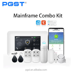 PGST fabrika Anti hırsızlık güvenlik <span class=keywords><strong>Alarm</strong></span> sistemleri sıcak satış 4G <span class=keywords><strong>WiFi</strong></span> akıllı ev dokunmatik ekran RFID fonksiyonu <span class=keywords><strong>GSM</strong></span> ağ 433MHz ABS - Product Image 5