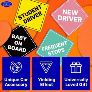 Adesivo Magnetico per Auto per Conducenti <span class=keywords><strong>di</strong></span> Servizi <span class=keywords><strong>di</strong></span> Consegna con Frenite Frequenti, Opzioni <span class=keywords><strong>di</strong></span> Colore, Resistente alle Intemperie, Forma a Diamante 68 X 68 (Giallo) - Product Image 3