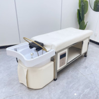 Matériel de spa capillaire japonais personnalisable pour salon, table de lavage capillaire pour massage thaïlandais, fauteuil de massage, lit de shampoing pour thérapie capillaire aquatique