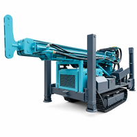 Foreuse hydraulique 300B 300m pour puits d'eau, machine de forage sur chenilles 6.8T, pompe à engrenages 85kW pour travaux de forage en eau profonde