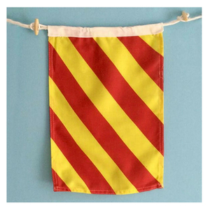 Venta al por mayor Letra al aire libre A a Z Alfabeto Bandera náutica a todo color Banderas de señal marítima internacional de alta calidad - Product Image 5