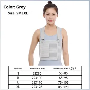Réglable Confortable Respirant Unisexe Réhabilitation Rib <span class=keywords><strong>Ceinture</strong></span> Poitrine Rib Fracture Bande Élastique Protecteur Fixation <span class=keywords><strong>Ceinture</strong></span> Boucle - Product Image 4